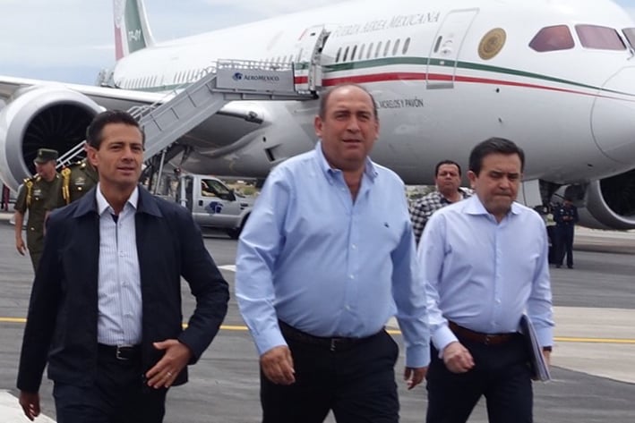 Acompaña Gobernador en gira a Peña Nieto