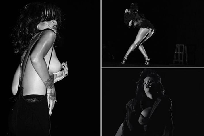 Rihanna, semidesnuda y sugerente en nuevo video