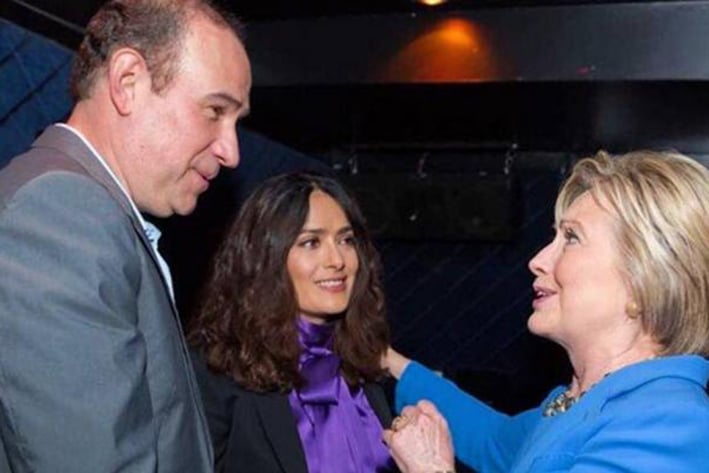 Salma Hayek apoya a Hillary