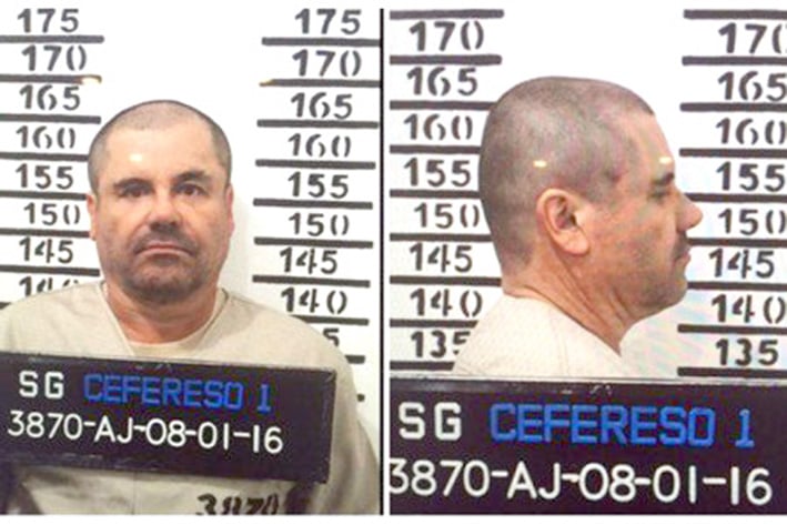 Esperan al 'Chapo' 79  cargos en California