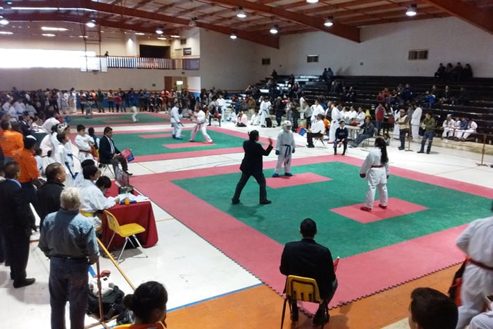 Celebran Estatal de karate en Saltillo