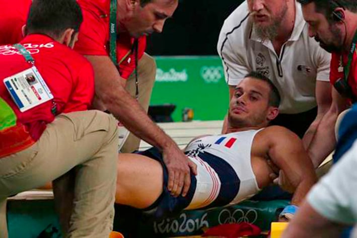 Río 2016: la impactante fractura de un atleta francés en plena competencia