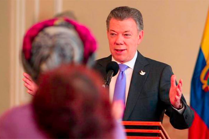 Gana premio Nobel  de la Paz Colombia