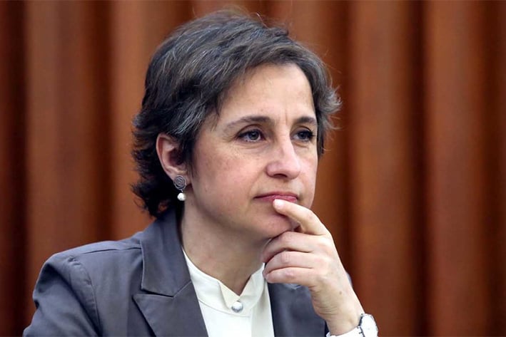 Es Condenada por daño  moral Carmen Aristegui