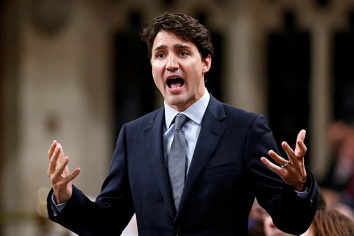 Critican a Trudeau por mensaje de condolencias