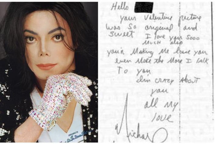 Revelan cartas que Michael Jackson habría enviado a una niña