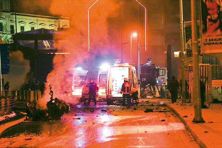 Atentado en Estambul; al menos 13 muertos