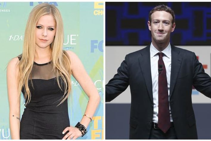 Avril Lavigne acusa de bullying a Mark Zuckerberg