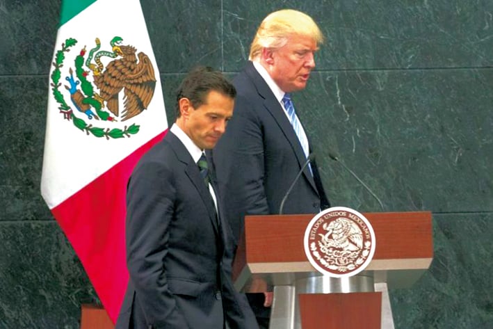 Piden a Peña Nieto actuar con firmeza ante Trump