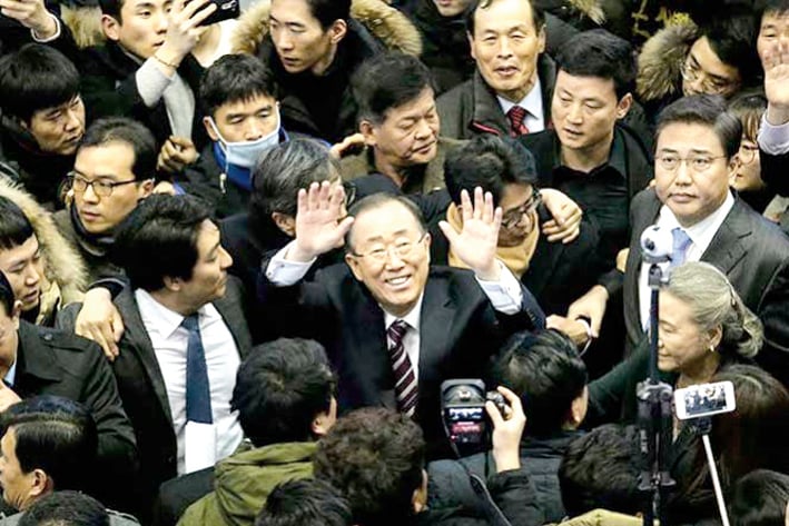 Ban Ki-moon quiere ser presidente de Corea del Sur