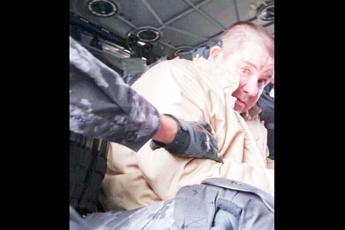 Así luce ‘El Chapo’ al ser extraditado