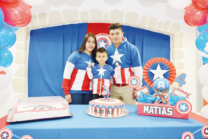 Matías González Se festeja como el Capitan America