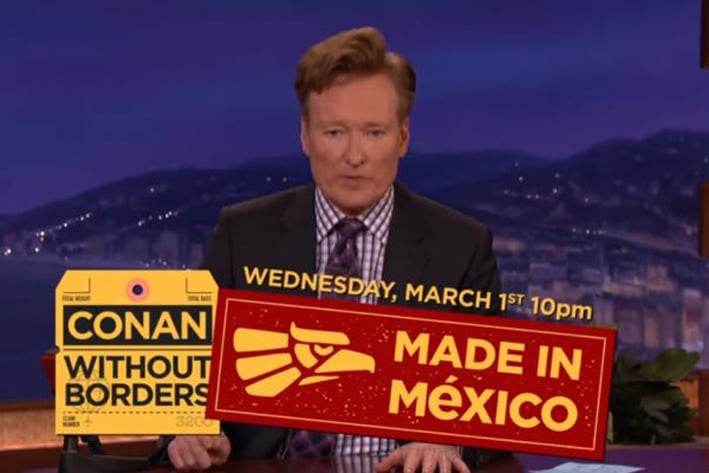 Conan O’Brien grabará programa en México