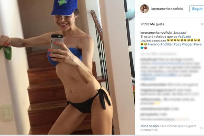 Lorena Meritano posa en bikini