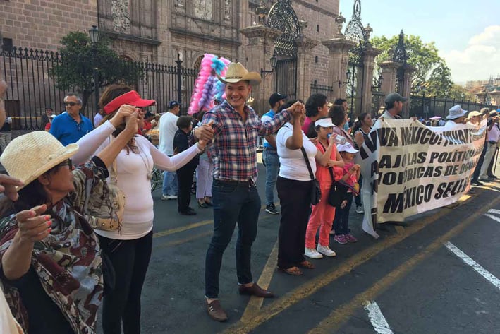 Así protestaron los mexicanos contra Trump