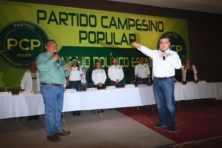 Protesta Riquelme como candidato del PCP