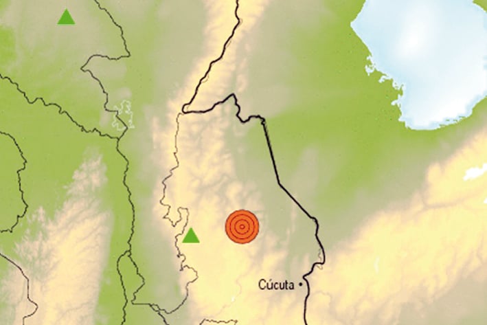 Sismo sacude el noreste de Colombia