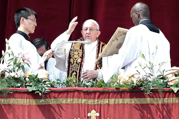 El Papa ruega por la paz mundial