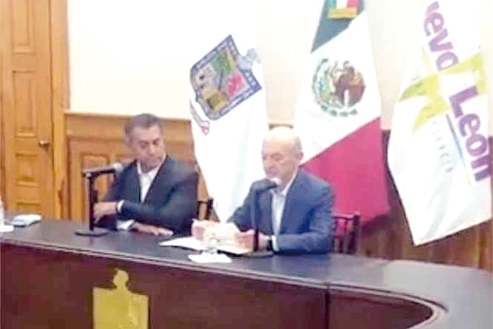 Elizondo Barragán renuncia al gobierno de Nuevo León