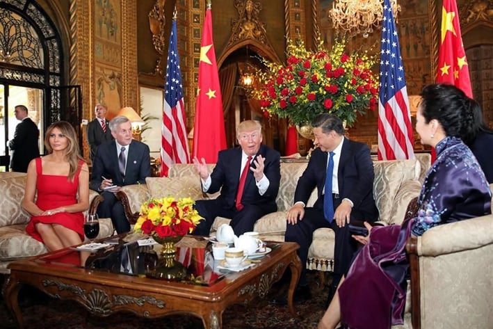 Llega Xi a EU para  reunirse con Trump