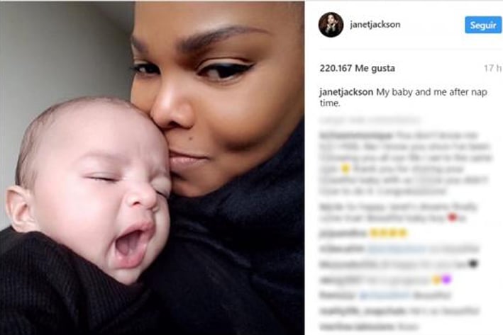 Janet Jackson publica la primera foto de su hijo