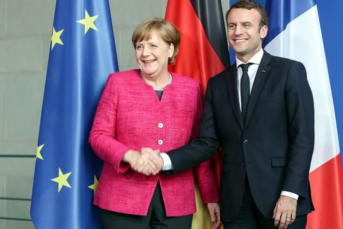 Buscan Macron  y Merkel una UE efectiva