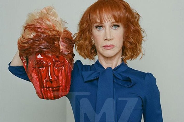 Kathy Griffin se disculpa por foto de Donald Trump 'decapitado'