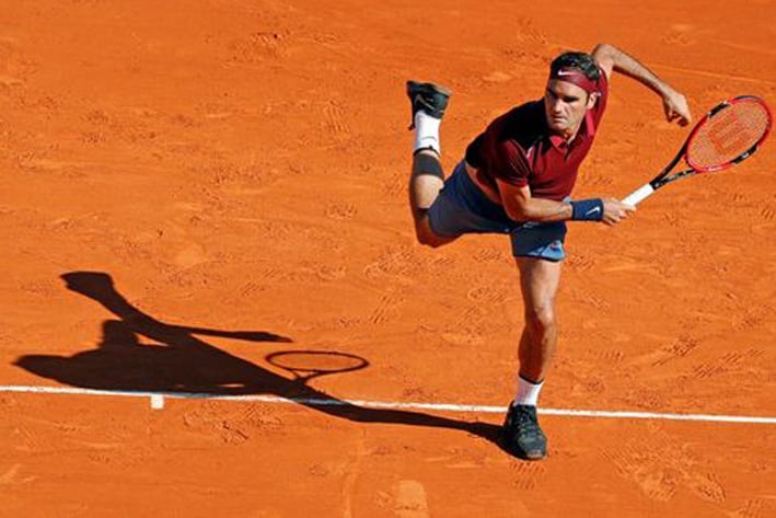 Roger Federer fuera del Roland Garros