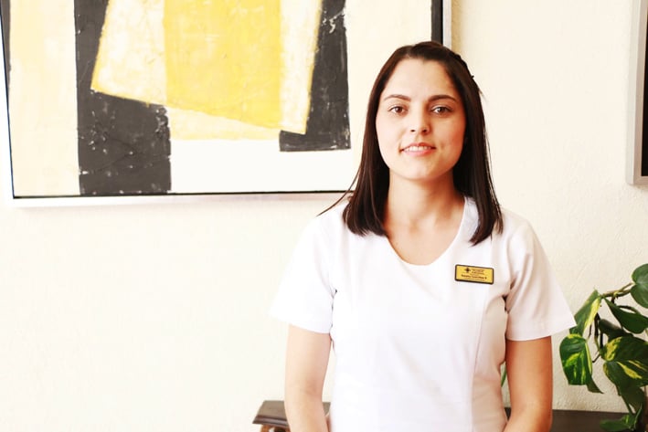 Formación integral a alumna de Colombia