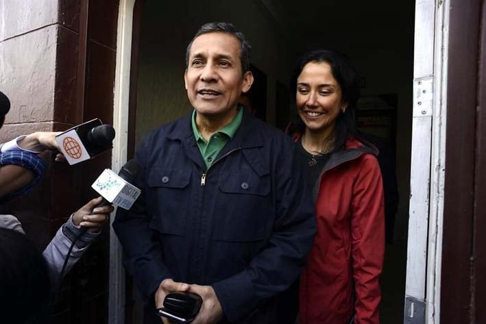 Dan prisión preventiva a Humala y a su esposa