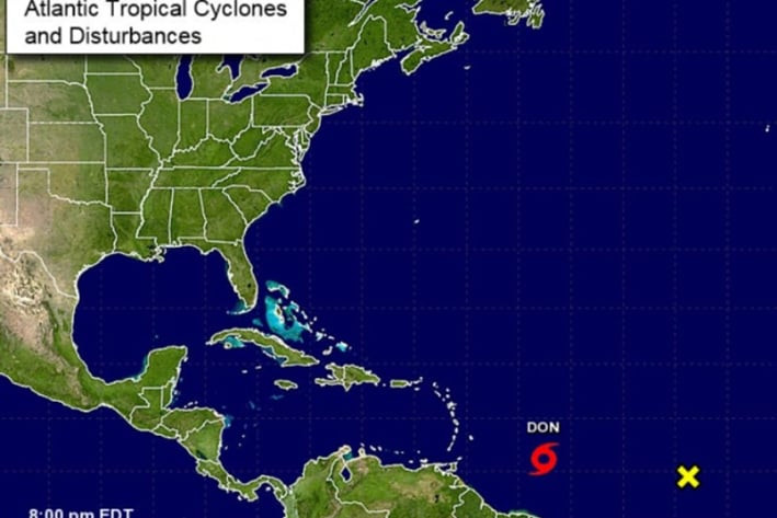Se forma la tormenta ‘Don’ en el Atlántico