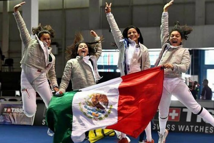 Esgrima de México entre las mejores diez