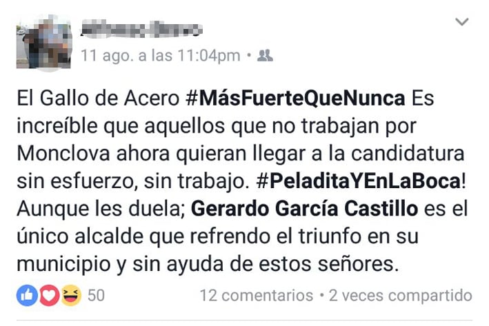 Refrendan apoyo a Gerardo García