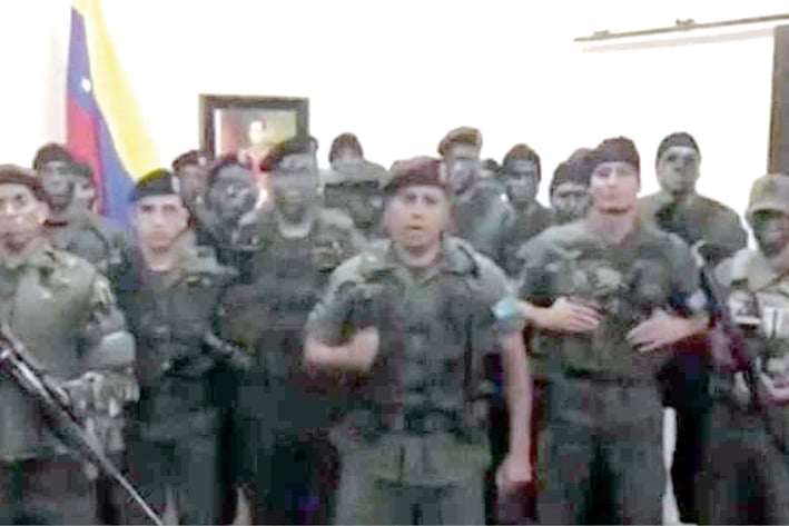 Fuerzas venezolanas aplacan sublevación militar