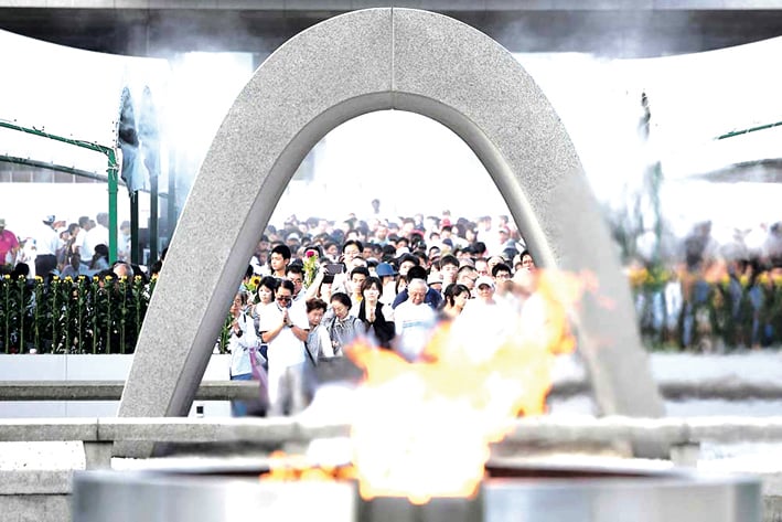 Japón conmemora el bombardeo atómico