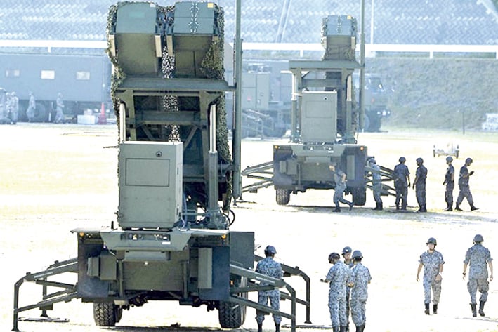 Japón despliega sistema antimisiles