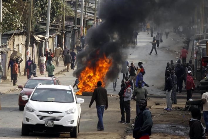 Dejan dos muertos protestas en Kenia