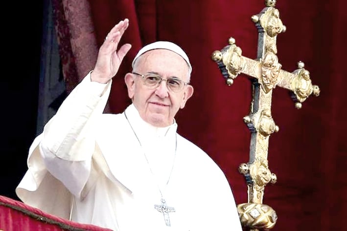 El Papa implora que el mundo sea liberado