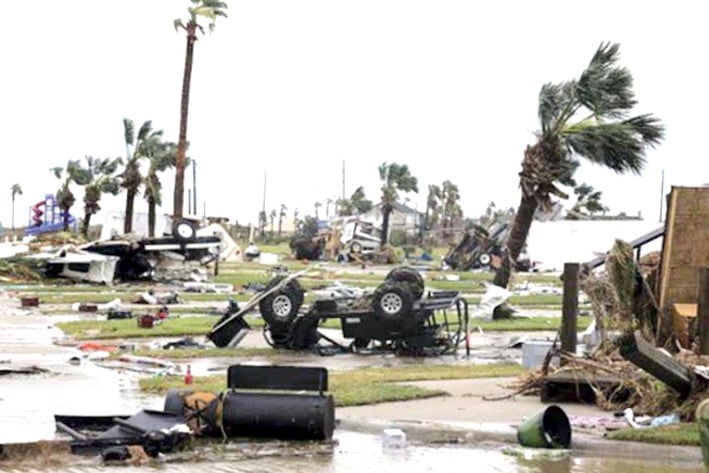 Reportan un muerto por huracán 'Harvey'