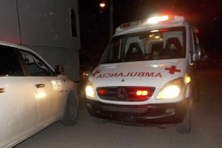 Interceptan ambulancia de Cruz Roja