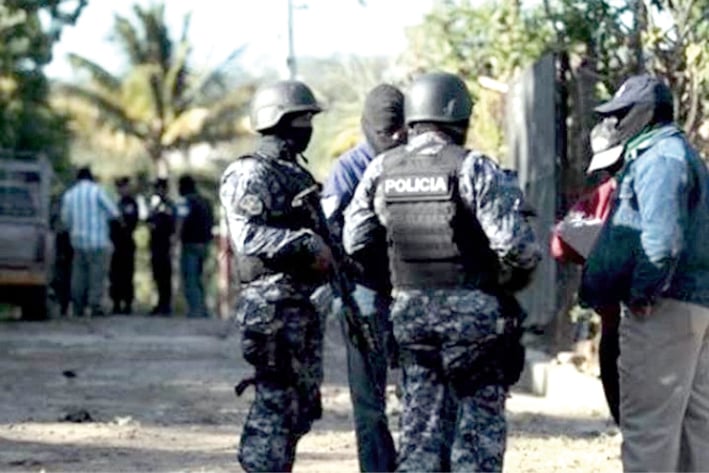 Policías matan a 5 presuntos 'maras'