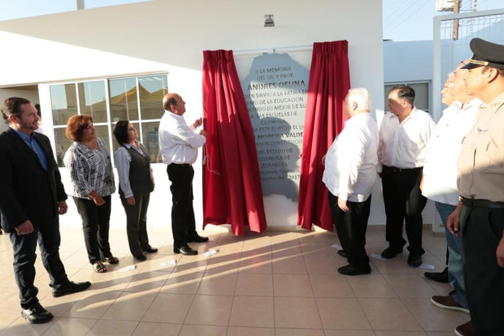 Inaugura Gobernador el Instituto Andrés Osuna