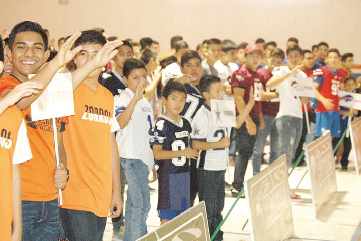 Inauguran Futbol Americano Juvenil