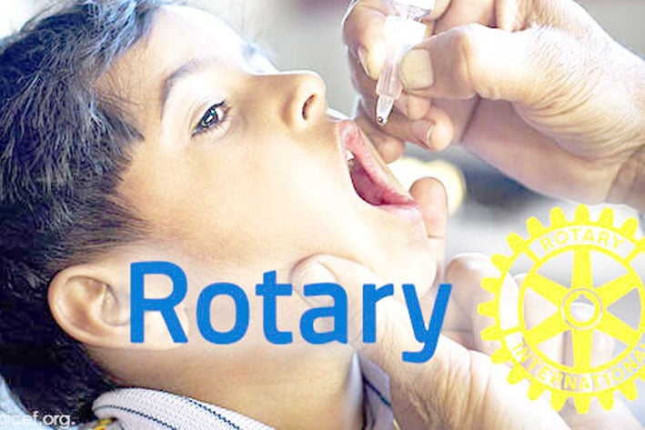 Invita Club Rotario a unirse contra la polio