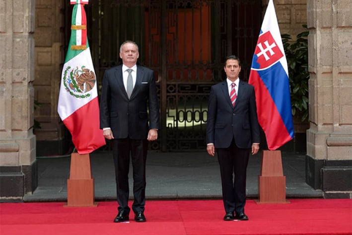 Fortalecen relación bilateral México y República Eslovaca