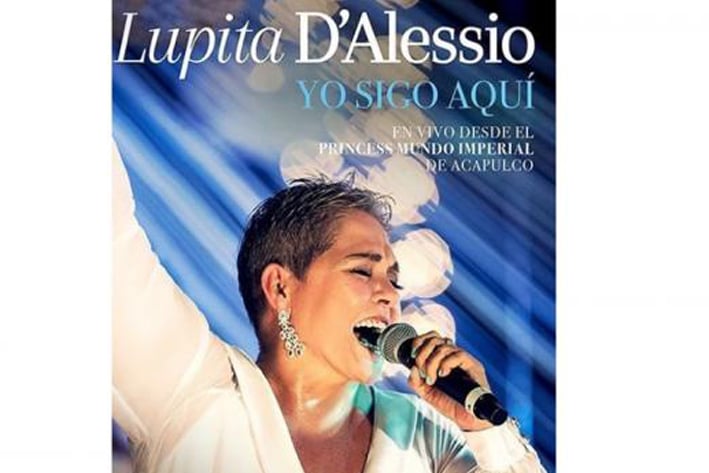 Lupita D’Alessio lanza su primer disco en vivo
