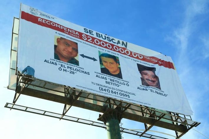 Exhiben a delincuentes en Tamaulipas