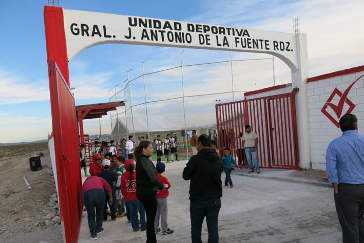 Inaugura Miguel Riquelme Unidad Deportiva Oriente