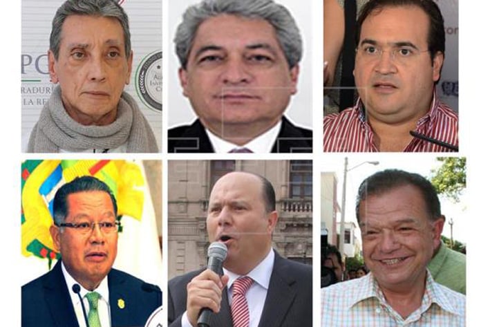 Enfrentan a la justicia mexicana 7 exgobernadores