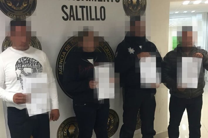 Detienen a 4 policías de Saltillo por secuestro